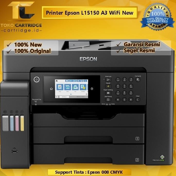 Jual Printer Epson L15150 RESMI Print Scan Copy WiFi Wireless Duplex A3 ...