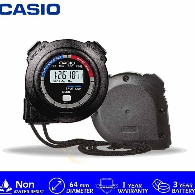 Jual Casio General Timer Stopwatch Hs3V-1Rdt Orignal | Shopee Indonesia