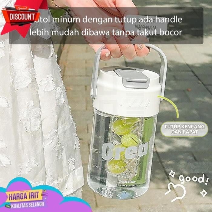 Jual FLASH SALE VOOVA SEDOTAN GELAS TUMBLER AESTHETIC GELAS MINUM KACA ...