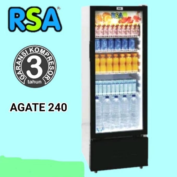 Jual Showcase Rsa Agate 240 4 Rak Display Cooler Kulkas By Gea Low Watt ...