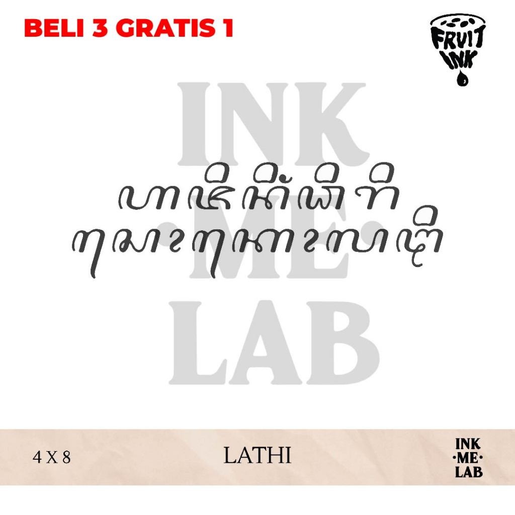 Jual AKSARA JAWA COLLECTION FRUIT INK TATTO TEMPORARY TATTOO TATO ...