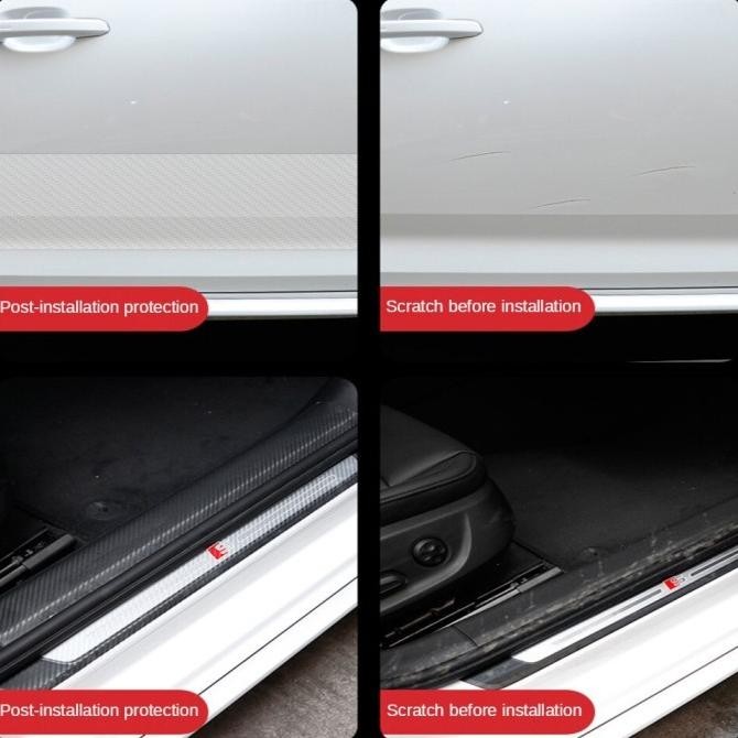 Jual STICKER 5D CARBON ANTI GORES SILLPLATE MOBIL STIKER NANO ...