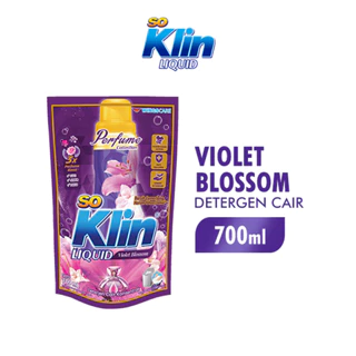 Soklin Deterjen Cair Violet Pouch 700 ml
