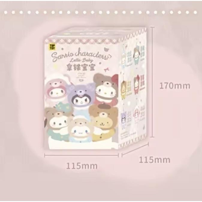 TOPTOY SANRIO PERSONAGGI Serie Famiglia Naughty Modellino Scatola Cieca Confermata FANTASTICA