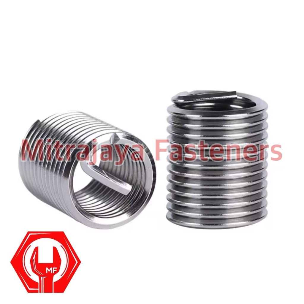 Jual Recoil Helicoil Thread Repair M5 P0.8 2D | Shopee Indonesia