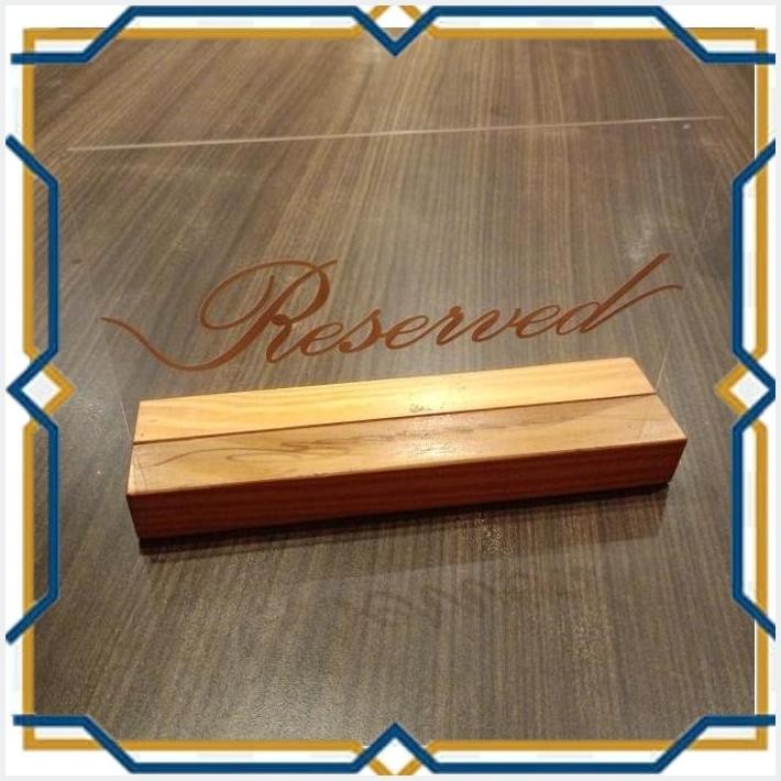 Jual [LAP] RESERVED RESERVASI MEJA RESTORAN BEKAS | Shopee Indonesia