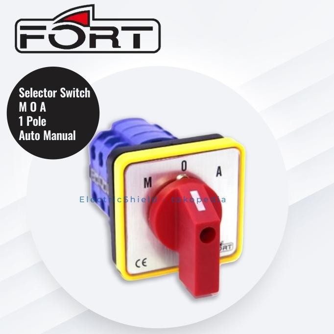 Jual Selector Switch Moa Fort/Tab 1Pole Auto Manual New Stok | Shopee ...