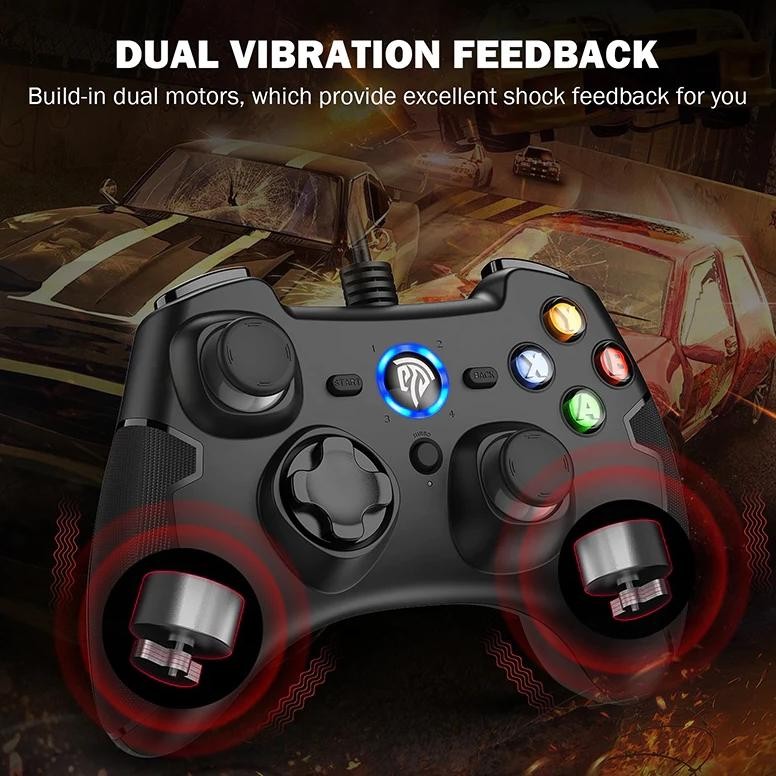 Jual PG FS - EasySMX Gamepad Wired Gaming Controller Dualshock for ...