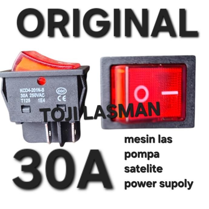Jual Update ( ORIGINAL SAKLAR JUMBO 30A ) ROCKER SWIT SWITCH ON OFF ...