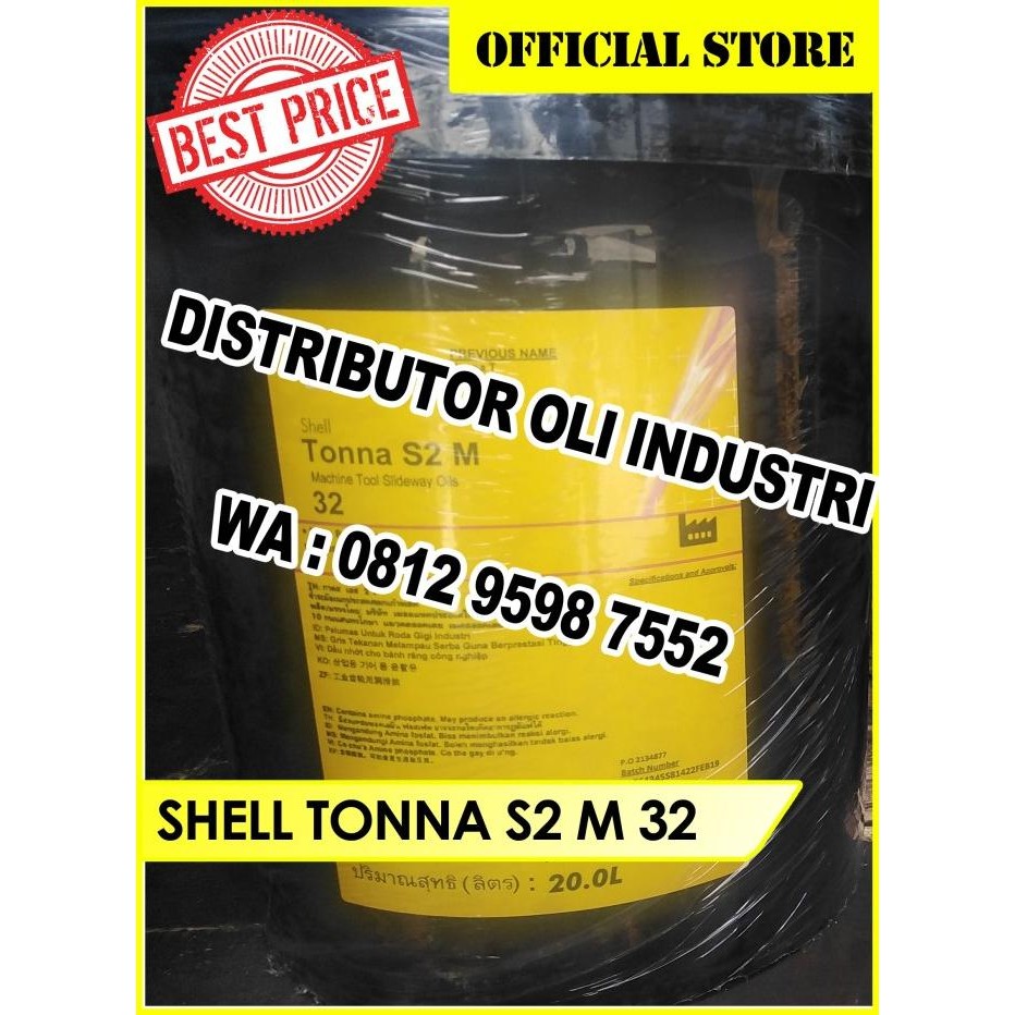 Jual Shell Tonna S2 M 32 ( Oil Slideway - 20 Liter - Ready Stock ...