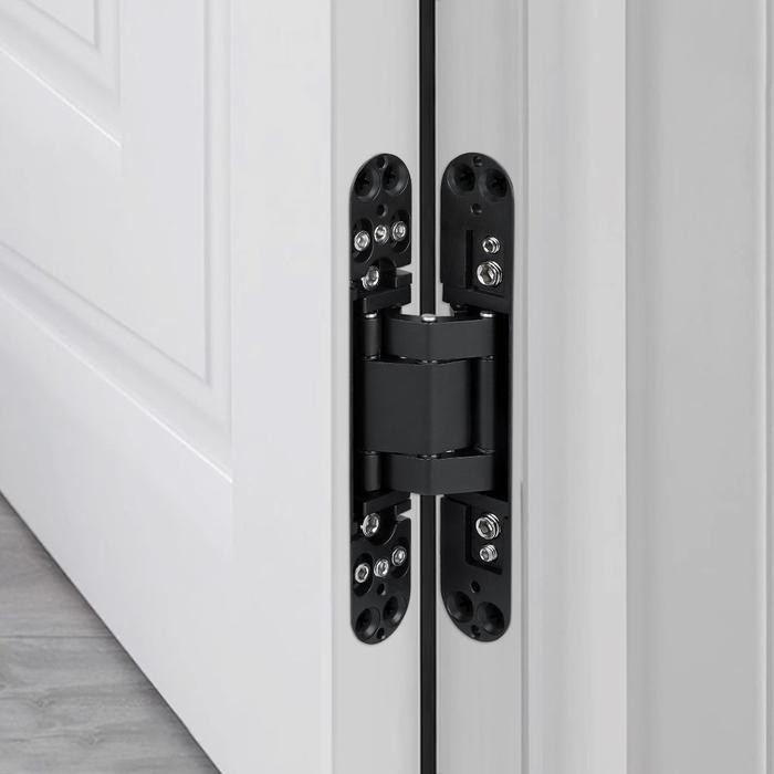 Jual Nicole Engsel Tanam Pintu Engsel Concealed Invisible Hinges Black ...
