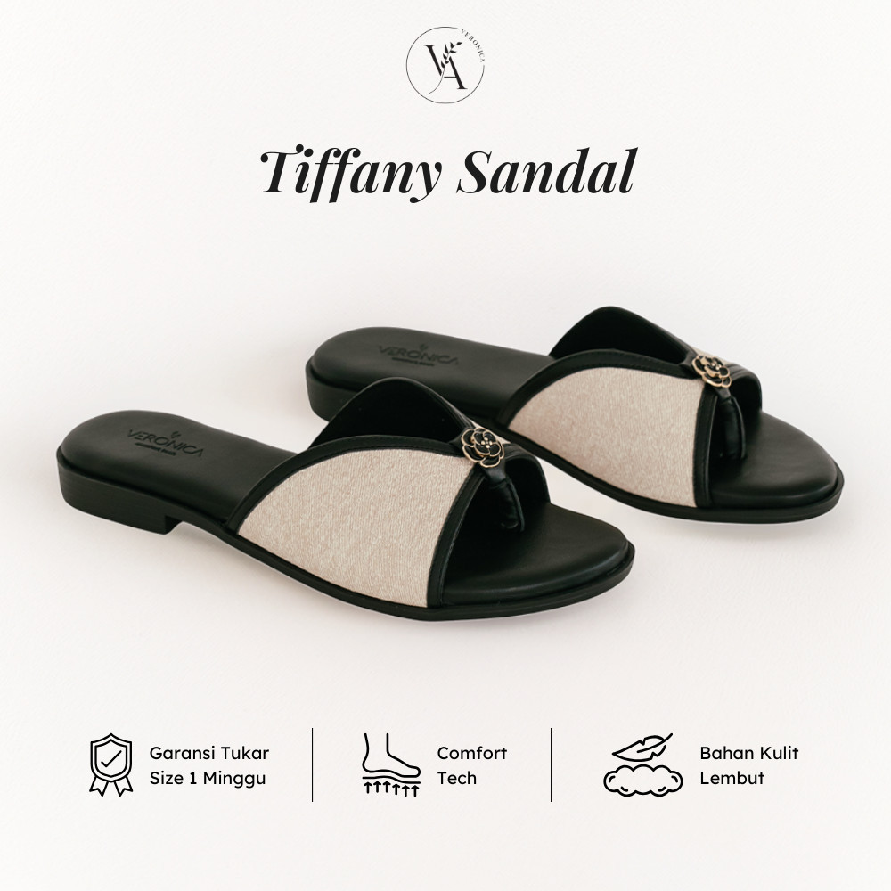 VERONICA Tiffany Sandal - Sandal Slip On Empuk dan Ringan