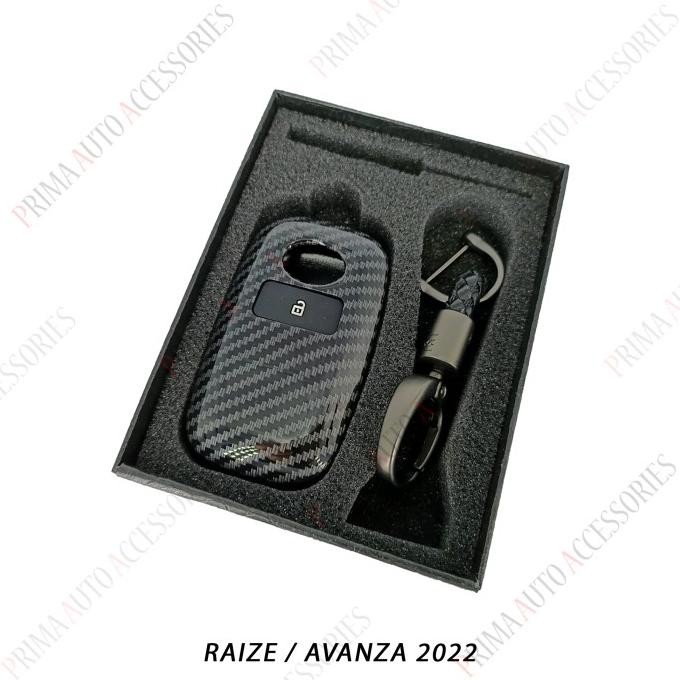 Jual Casing Kunci Remote Mobil Carbon Fiber - RAIZE / ROCKY / AVANZA ...