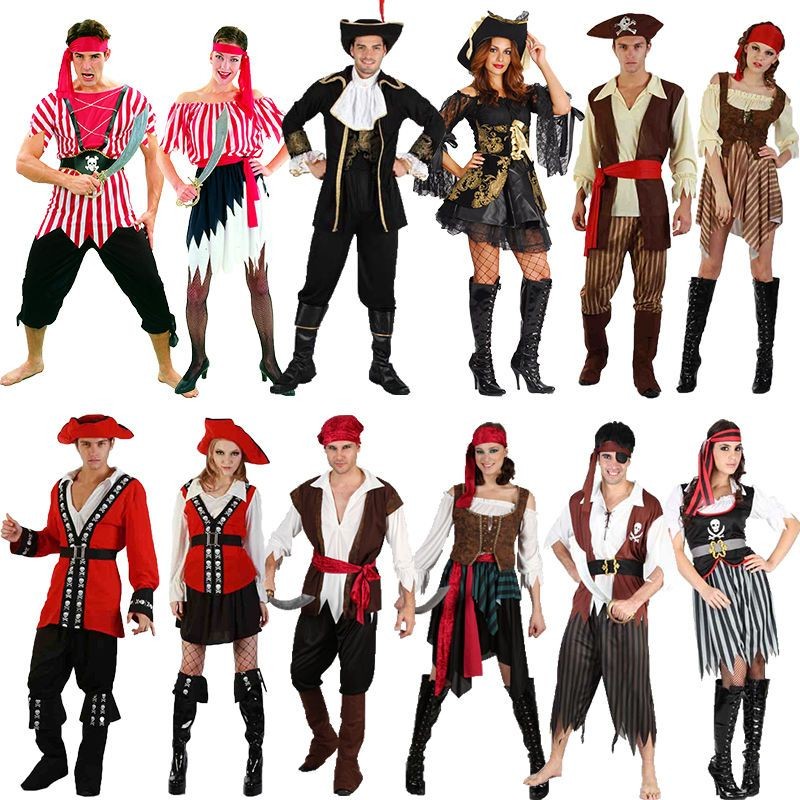 Jual Kostum Bajak Laut Jack Dewasa Peran Halloween cosplay | Shopee ...