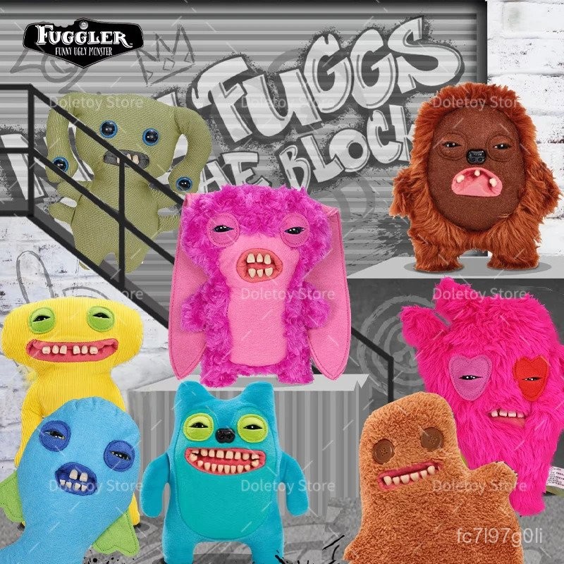 Jual New Fuggler Plush Funny Ugly Monster Fuggs On The Block Series ...
