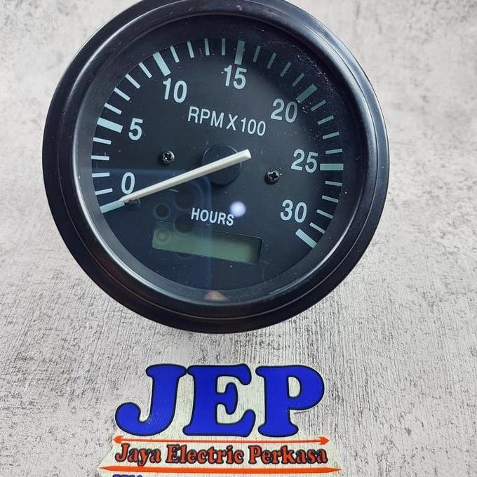 Jual Tachometer RPM + Hour meter 3049555 VDO RPM Meter 12V / 24V RPM ...