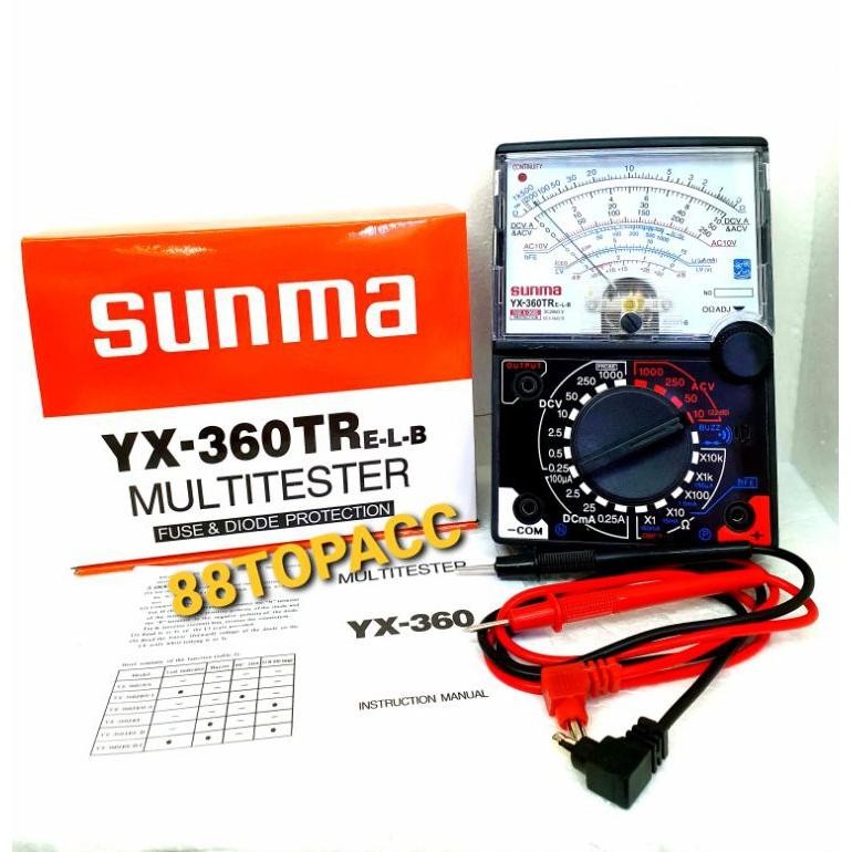 Jual YZ Multitester Analog SUNMA YT360 / Multi Tester Analog YX-360TR ...