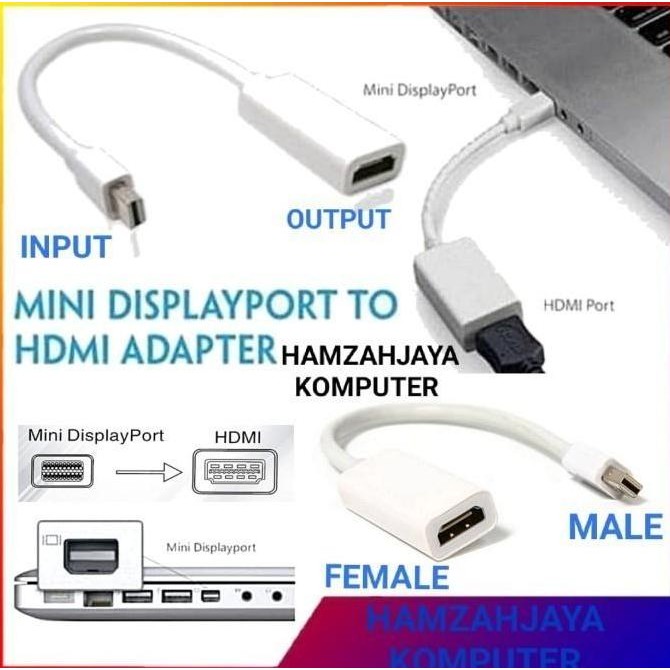 Jual ready Thunderbolt Cable to HDMI Konverter Adapter Kabel MINI ...