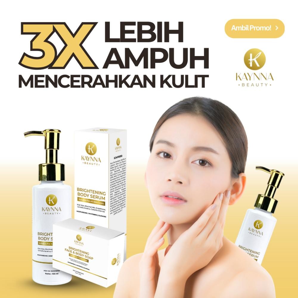 Jual Kaynna Beauty Body Serum Paket Pemutih Kulit Permanen Badan Dan ...