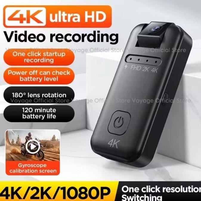 Jual Tersedia Full HD 4K kamera mini vlog micro Hands Free rotate 180 ...