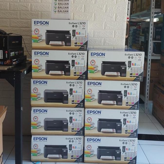 Jual Printer Epson L3210 Print Scan Copy, Resmi 2Th New Stok | Shopee ...