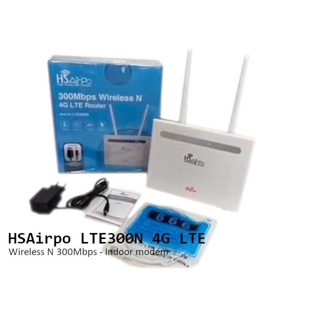 Jual Hsairpo Lte300 Modem 4G Lte Wireless N 300Mbps Indoor Router 2 ...