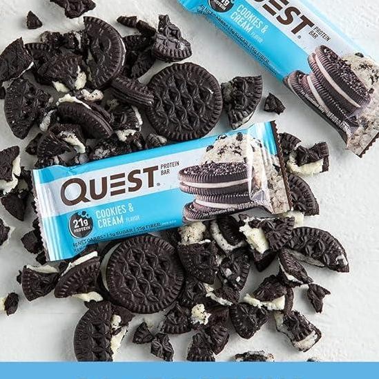 Jual Quest Protein Bar Cookies Cream | Shopee Indonesia