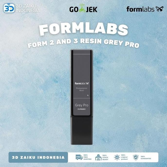 Jual Original Formlabs Form 2 And 3 Resin Grey Pro For 3D Printing New ...