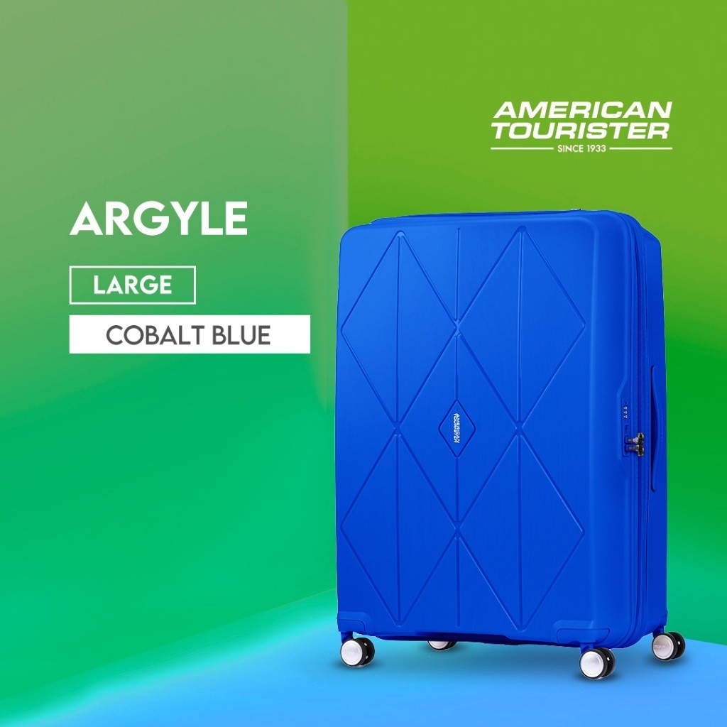 Jual American Tourister Koper Hardcase Argyle Large 30 Inch- Cobalt ...
