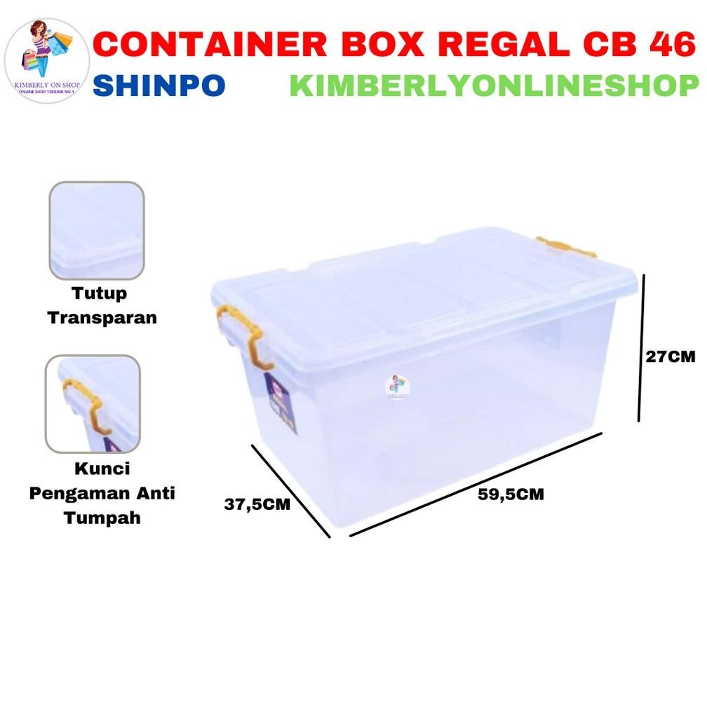 Jual Container Box Regal Cb 46 Liter Shinpo 139 Cb46 Ready | Shopee ...
