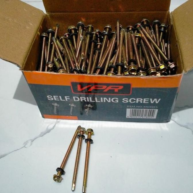 Jual Baut Roofing 12 X 70 Baut Rofing 7Cm 1Box | Shopee Indonesia