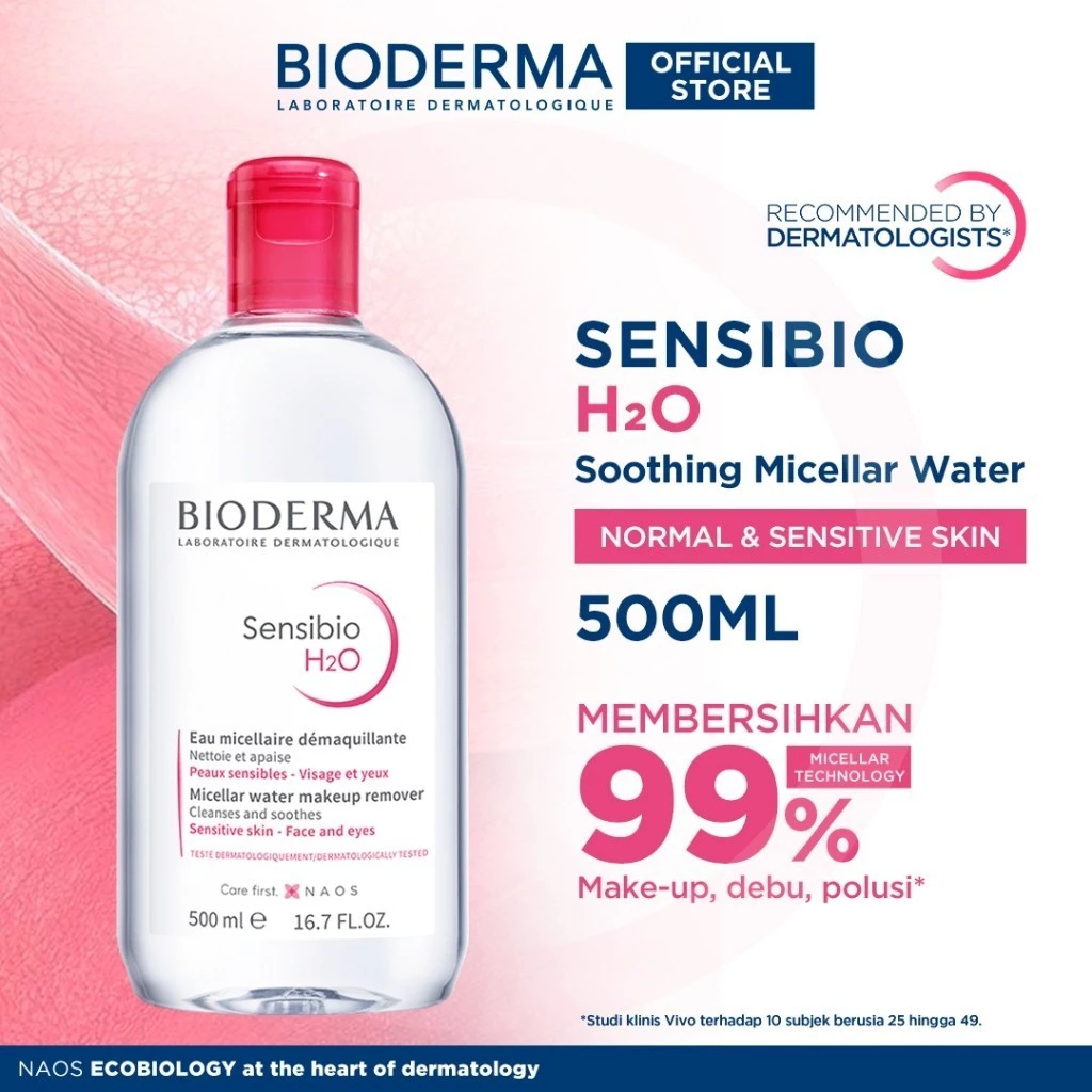 Pratinjau Bioderma Sensibio H2O Pump Micellar Water 500ml
