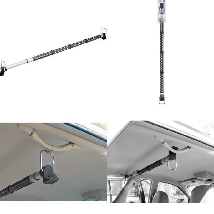 Jual Tiang Gantungan Jas Baju Mobil Car Hanger Bar Hand Grip Expandable ...