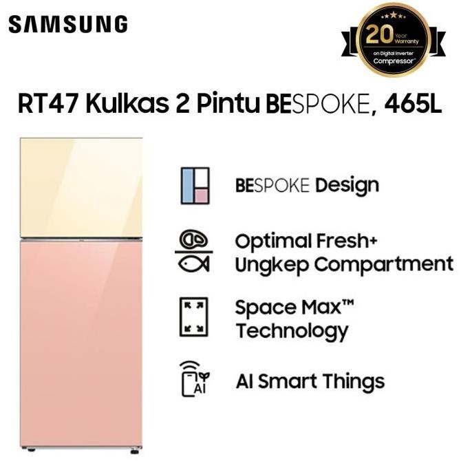 Jual Samsung RT47 RT47CB66228JSE Bespoke Ungkep Compartment Digital ...
