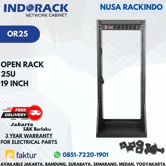 Jual Or25 - 25U Open Rack 19