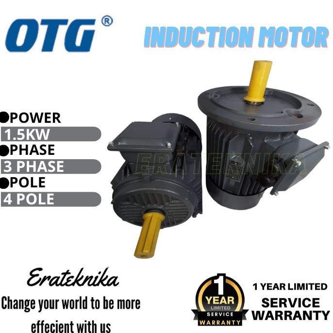 Jual Promo OTG Heavy Duty Induction Motor 2hp 1.5kw 1400rpm 4pole 220V ...