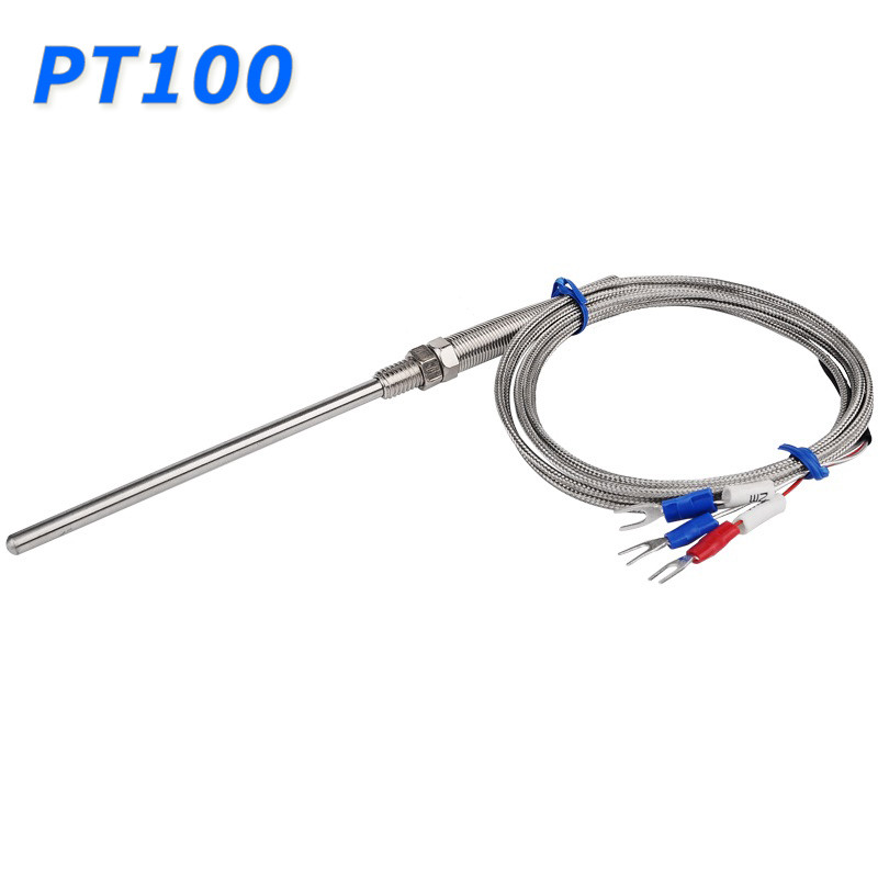 Jual New Stainless Steel Shield 10cm Probe Tube RTD PT100 Temperature ...