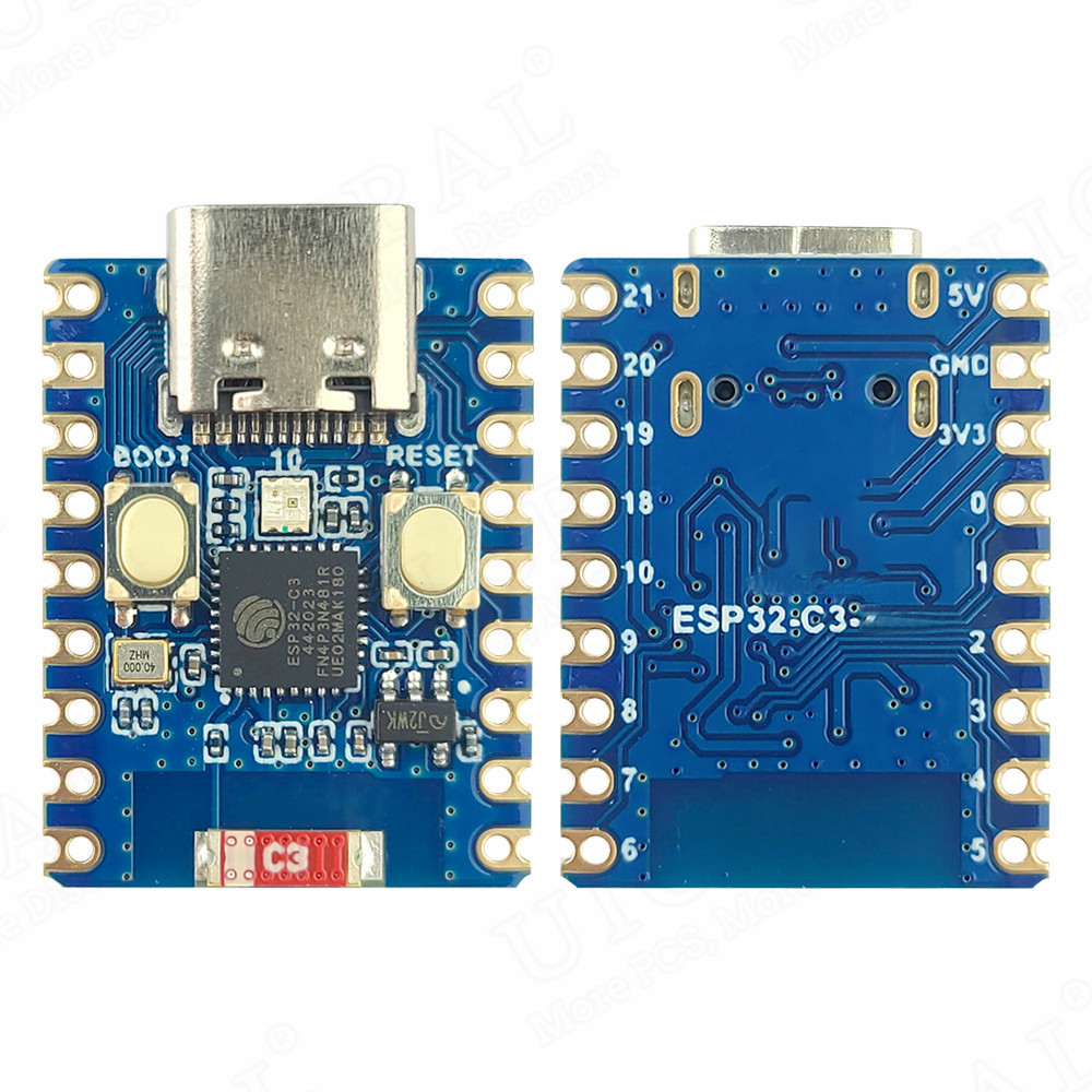 Jual BEST 18Pin USB Type-C ESP32-C3FN RISC-V Embedded Development Board ...