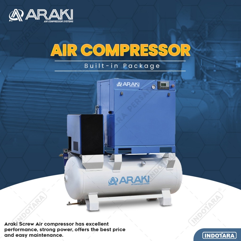 Jual Araki Air Compressor Systems Built-in Package 11KW/15HP - 15KW ...