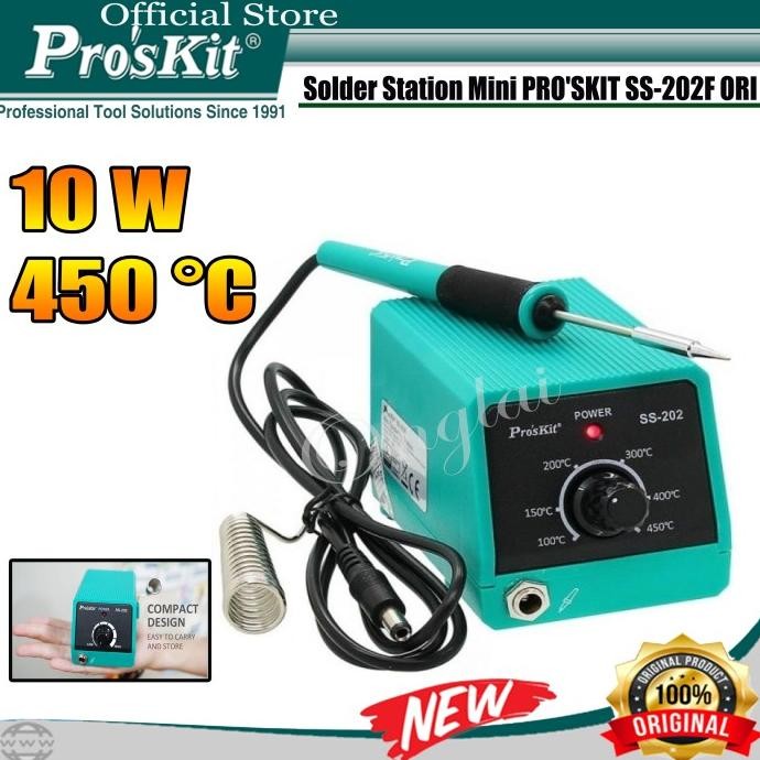Jual Solder Station Mini PRO'SKIT SS-202F ORIGINAL | Shopee Indonesia