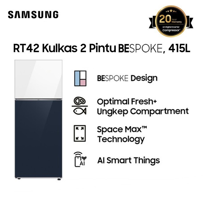 Jual Samsung RT42 RT42CB66208ASE Bespoke Ungkep Compartment Digital ...