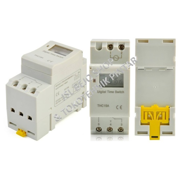Jual 220V Din Rail Digital Programmable Timer Switch Model Mcb | Shopee ...