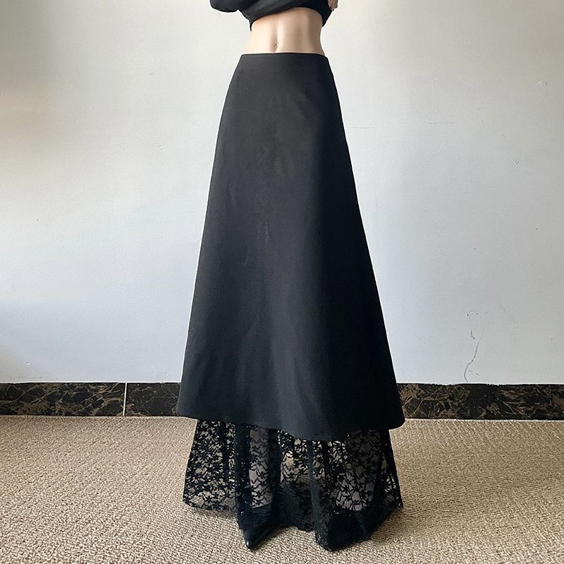 Jual Rok Patchwork Trim Renda Ukuran Plus | Shopee Indonesia