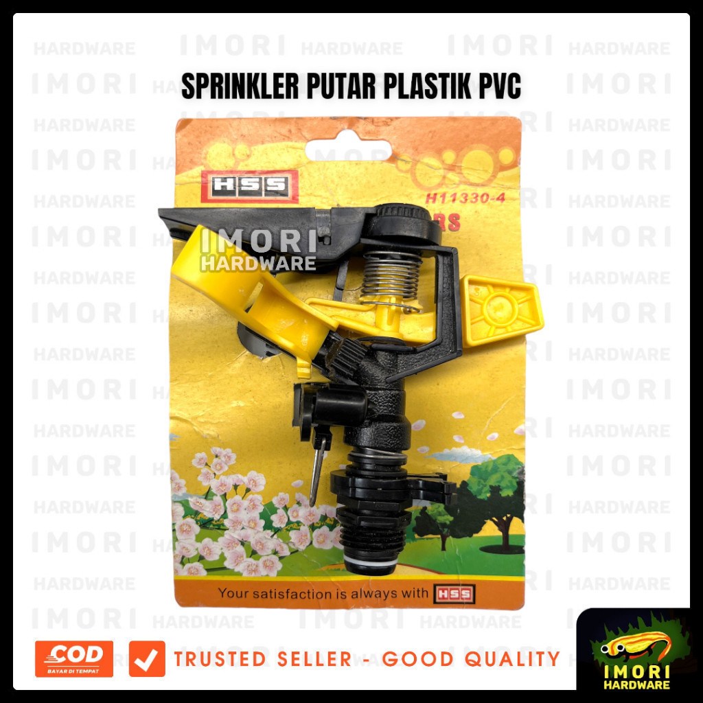 Jual HSS Sprinkler Putar Plastik PVC Semprotan Air Taman Tanaman Putar ...