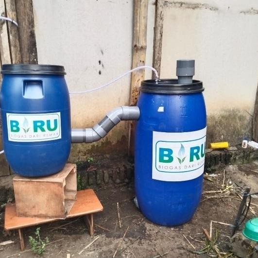 Jual favorit] Biogas Digester Portable Double Tank 150 + 60 BONUS ...