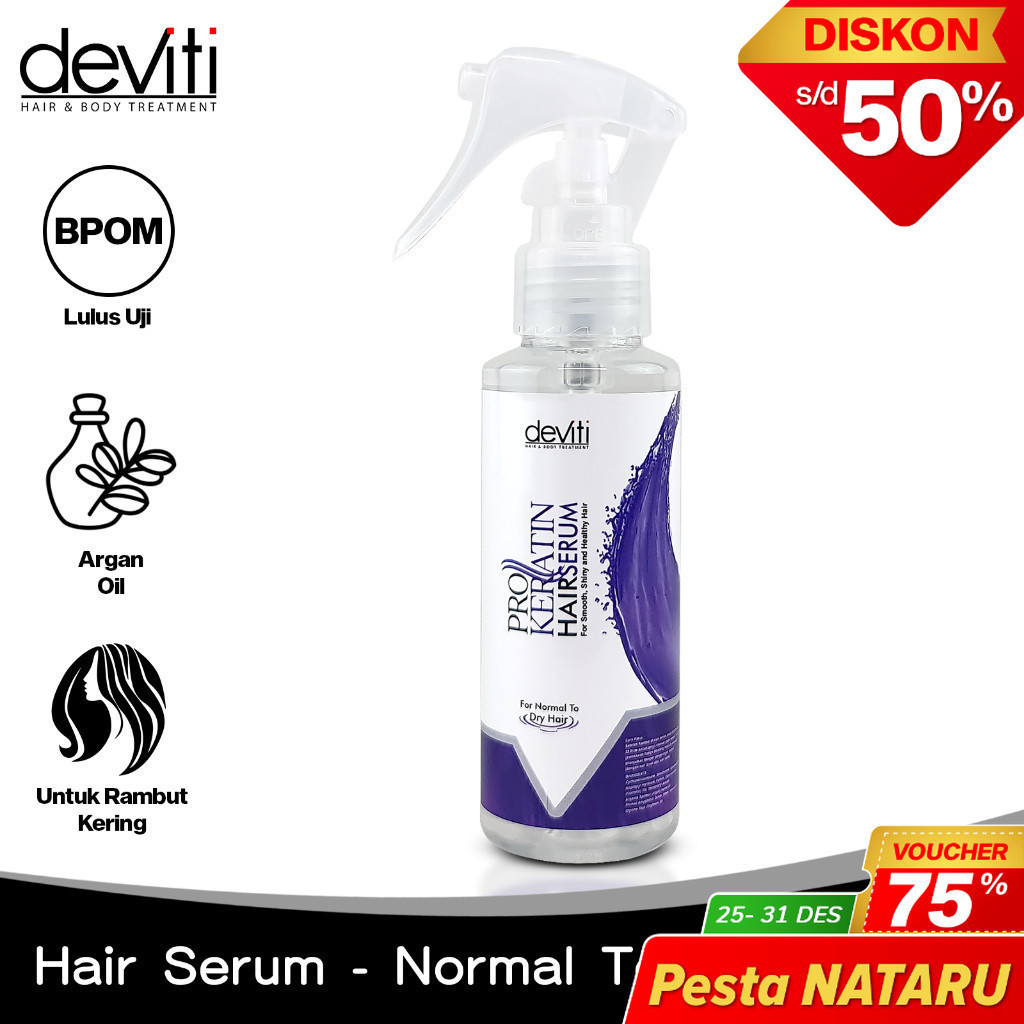 Jual deviti Hair Serum Pro Keratin 100 ML Melembutkan Rambut Dry Hair ...