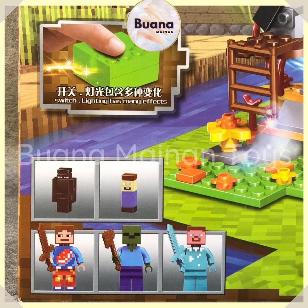 Jual BRICKS QS MINECRAFT FARM HOUSE ADVANTURE MAINAN ANAK COWO CEWE ...