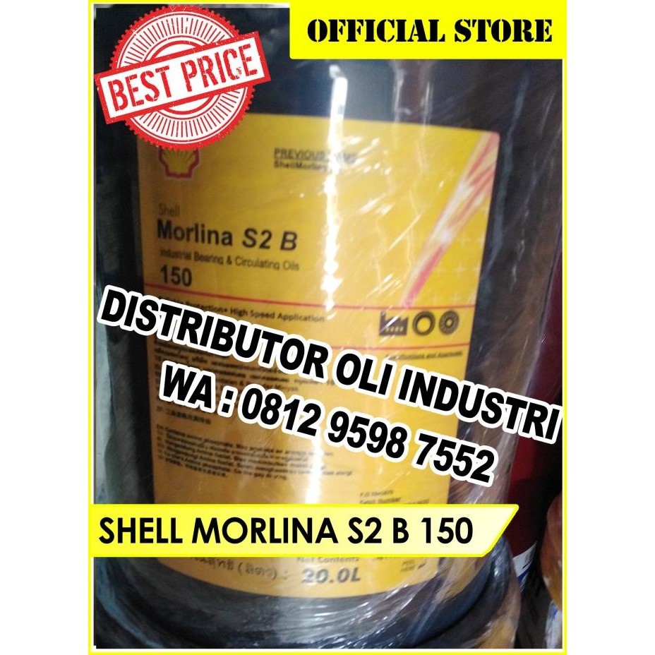 Jual Shell Morlina S2 B 150 ( 20 Liter - Ready Stock ) | Shopee Indonesia