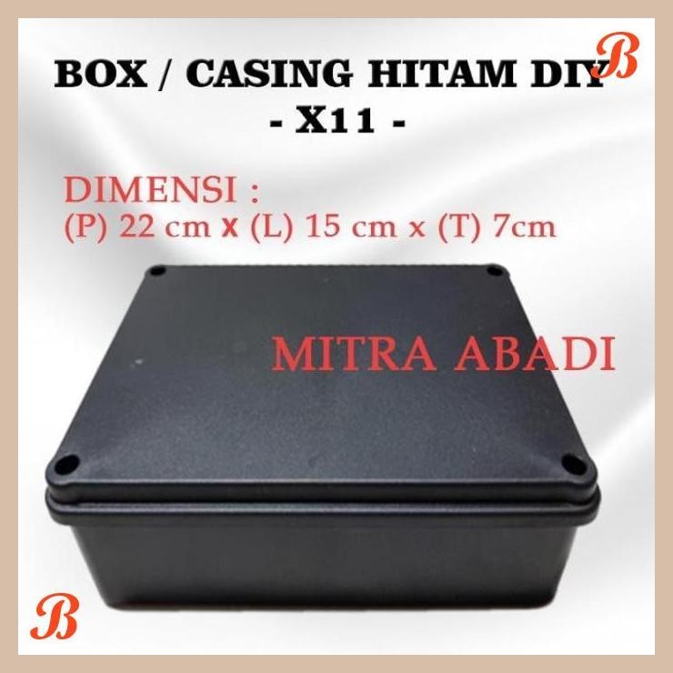 Jual [MRA] Box Kotak Casing Plastik X11 for Komponen DIY Ukuran 530 x ...
