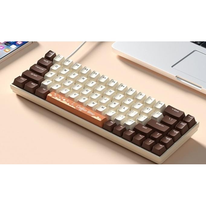 Jual F68 Mechanical Wired Keyboard ( 68 Keys ) - Hotswap 65% | Shopee ...